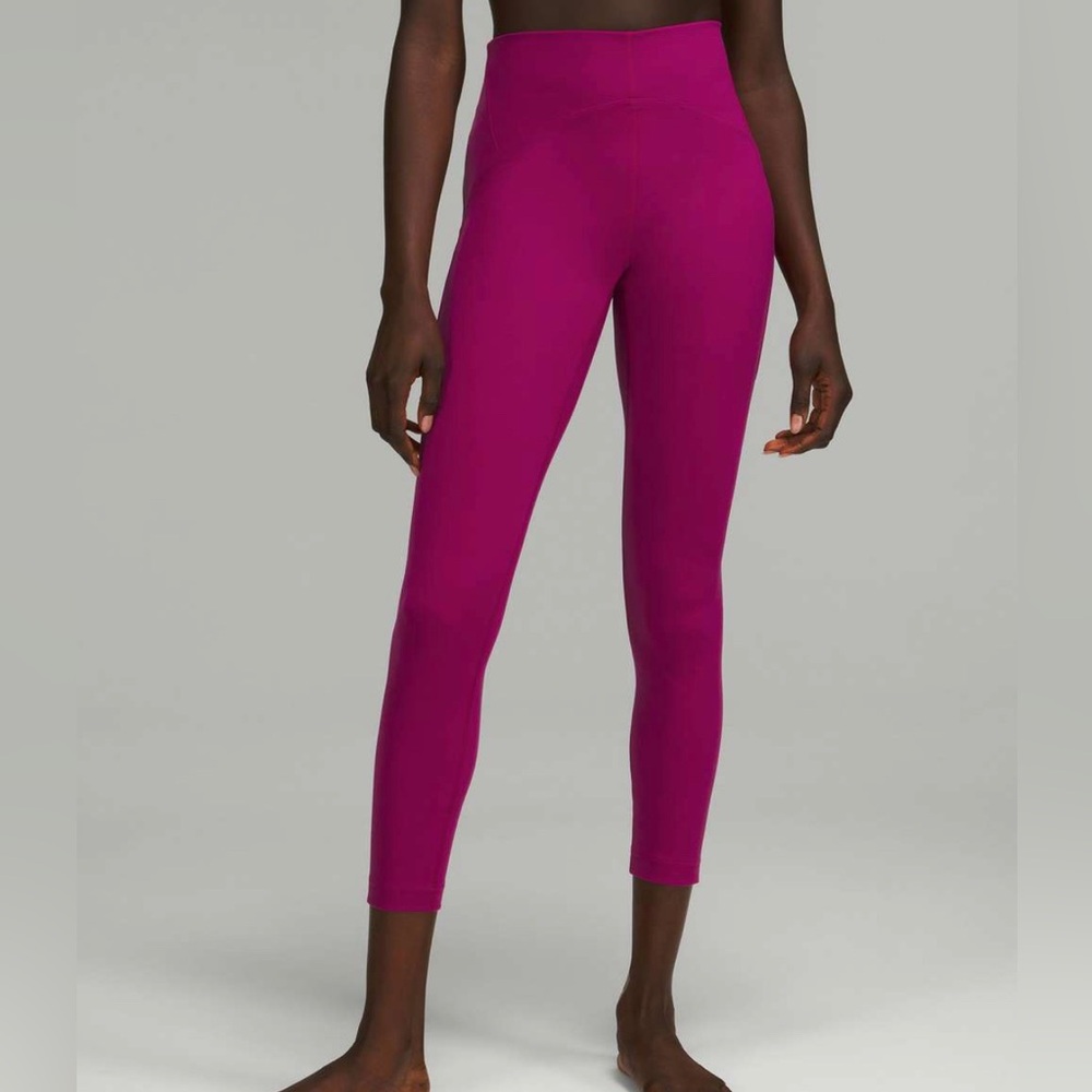 Lululemon Athletica Leggings - InStill High Rise Tight 25” Magenta Purple